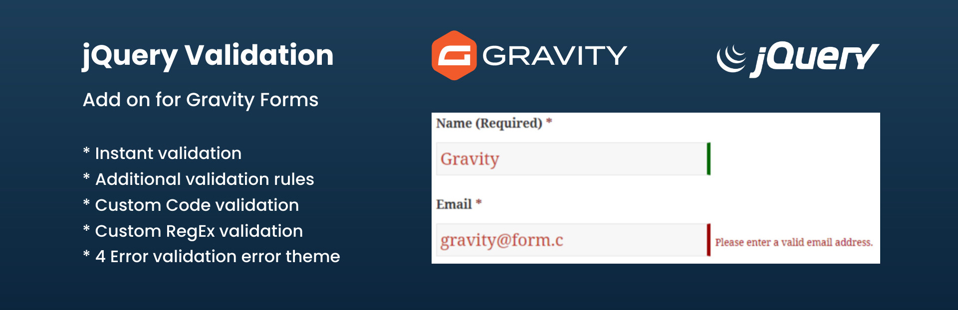 jQuery Validation For Gravity Forms